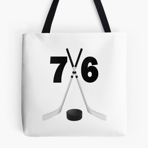 Item preview, Hockey number 76 - seventy six with sticks and disc designed and sold by AllShirts21.