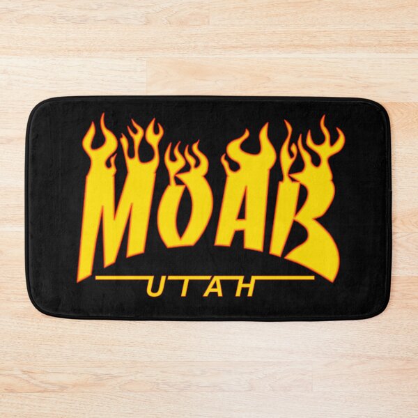 Item preview, Moab, Utah Flame Logo Sticker designed and sold by strayfoto.