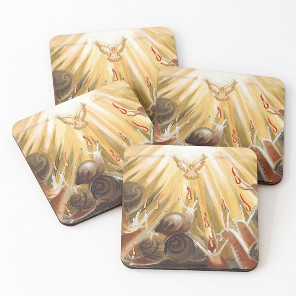 Item preview, Snail Pentecost, Holy Spirit Descends as a Dove designed and sold by BrushSong.