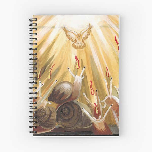 Item preview, Snail Pentecost, Holy Spirit Descends as a Dove designed and sold by BrushSong.