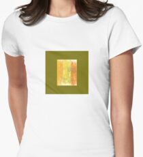 Abstract Art With Scribbles And Flourishes Women's Fitted T-Shirt