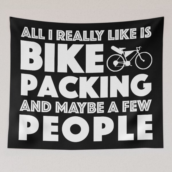 Item preview, Funny Bikepacking T Shirt designed and sold by JackCurtis1991.