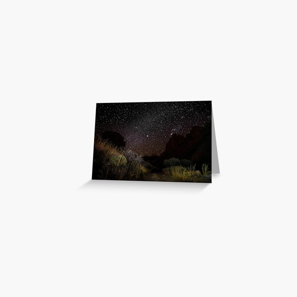 Spring Canyon Offroading Astrophotography | New Mexico Greeting Card