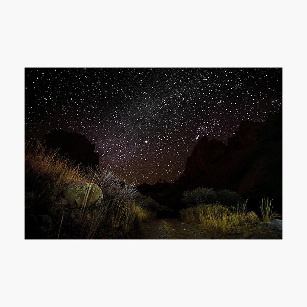 Spring Canyon Offroading Astrophotography | New Mexico Photographic Print