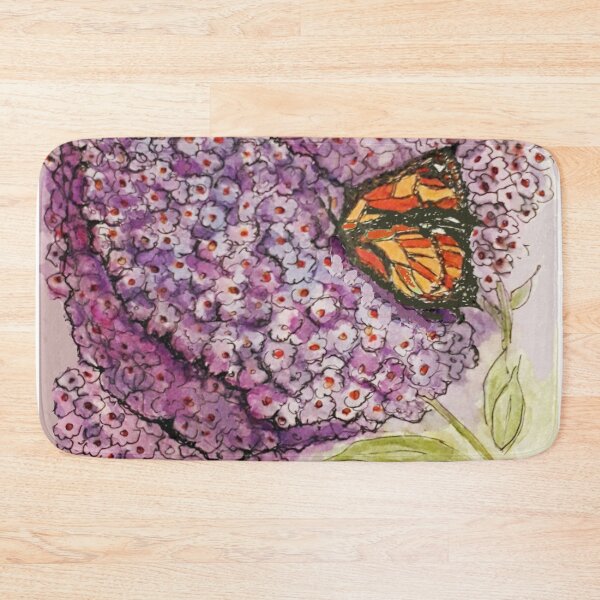 Item preview, Butterfly and Buddleia designed and sold by wildseadesign.