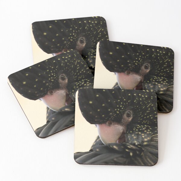 Item preview, Black and Gold Speckled Parrot designed and sold by Bevlea Ross.