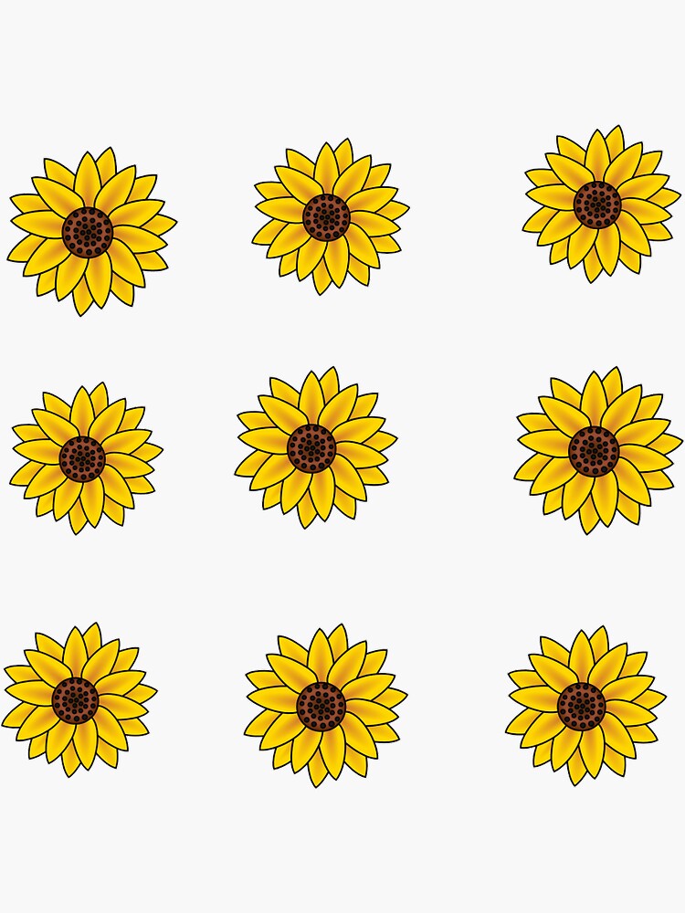 Sunflower Sticker Sheet