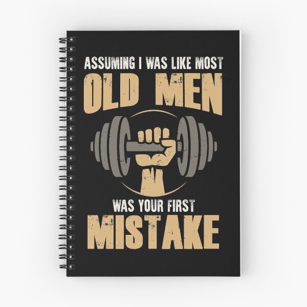 Item preview, Old Man Weightlifting Funny Quote Gift designed and sold by simplytldr.