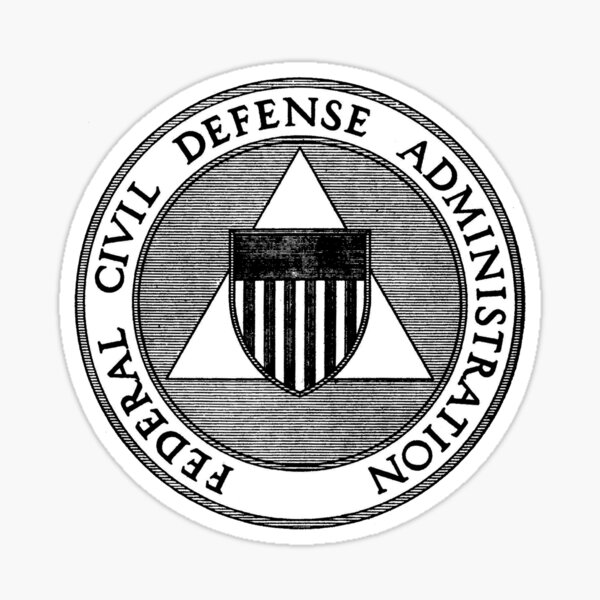 Federal Civil Defense Administration Stickers | Redbubble