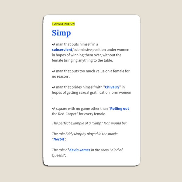 Urban Dictionary: Simp