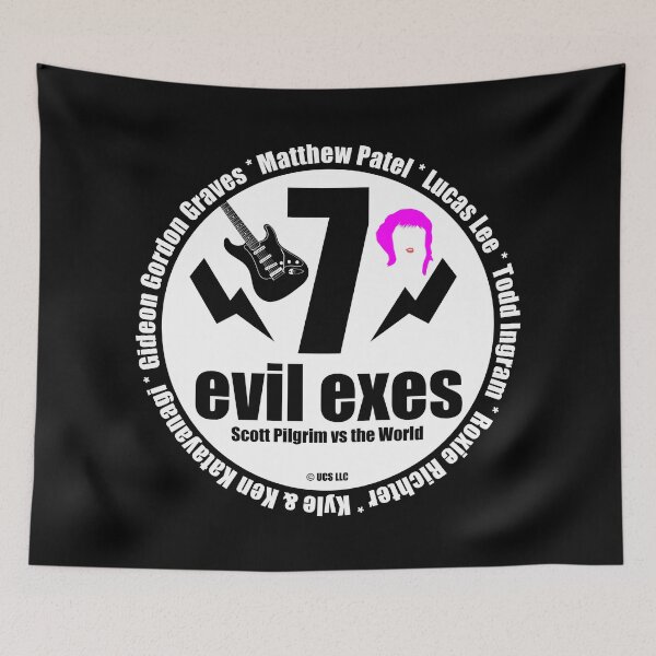 Item preview, Scott Pilgrim 7 evil exes designed and sold by LICENSEDLEGIT.