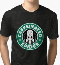 Rachnera "Caffeinated Spider" Logo Tri-blend T-Shirt