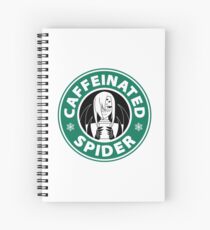 Rachnera "Caffeinated Spider" Logo Spiral Notebook