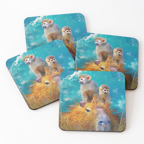 Item preview, Capybara vibing designed and sold by GayleWest.