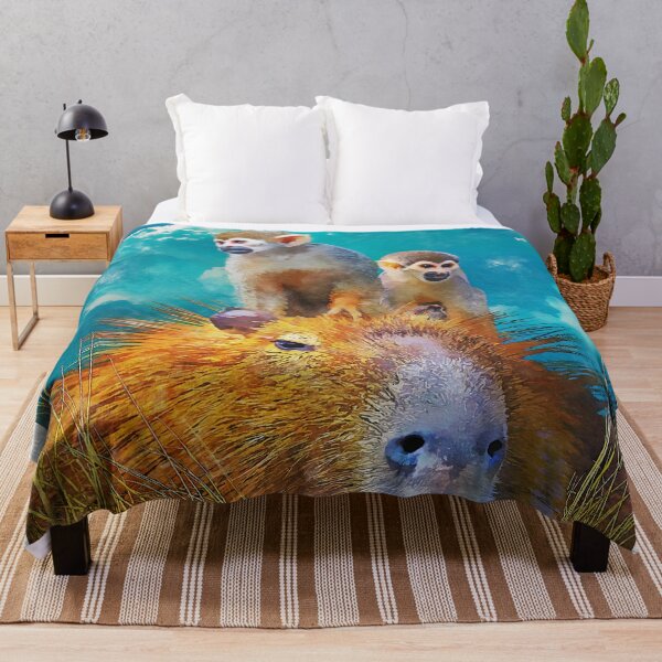 Item preview, Capybara vibing designed and sold by GayleWest.