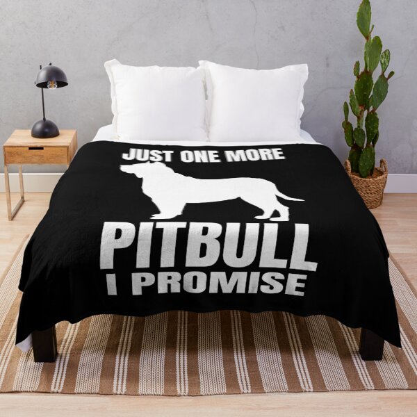 Item preview, Just One More Pitbull I Promise - Funny Dog Lovers design designed and sold by RedmonsDesigns.