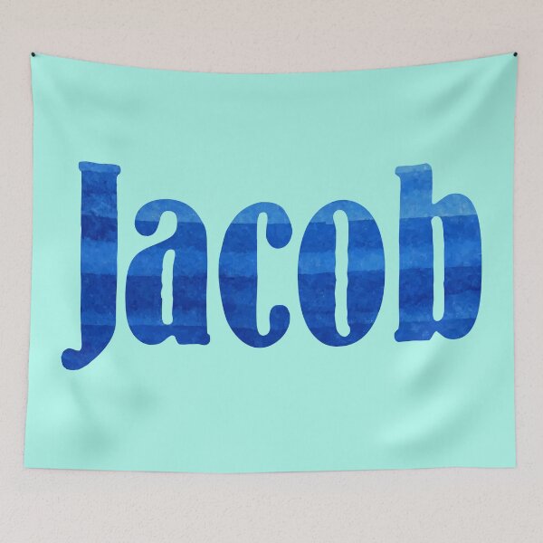 Item preview, Jacob abstract painting boy's name designed and sold by ComicKitsch.
