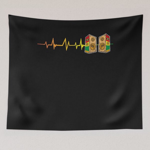 Item preview, Reggae Music Heartbeat t-shirt designed and sold by Músico Ilustre.