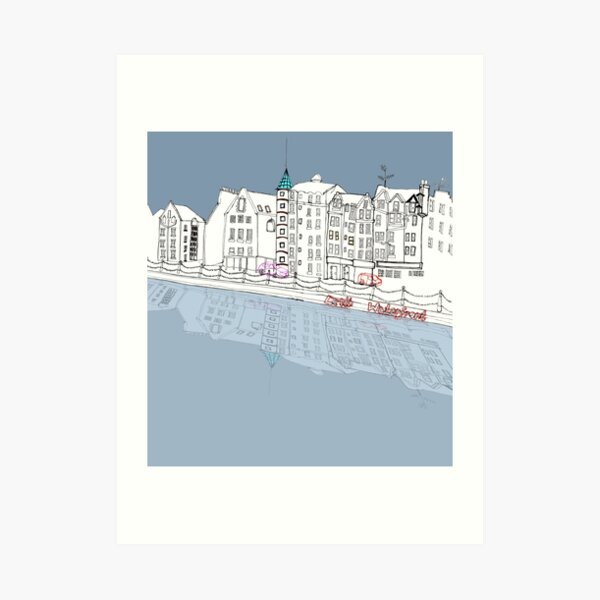 Leith Waterfront Art Print
