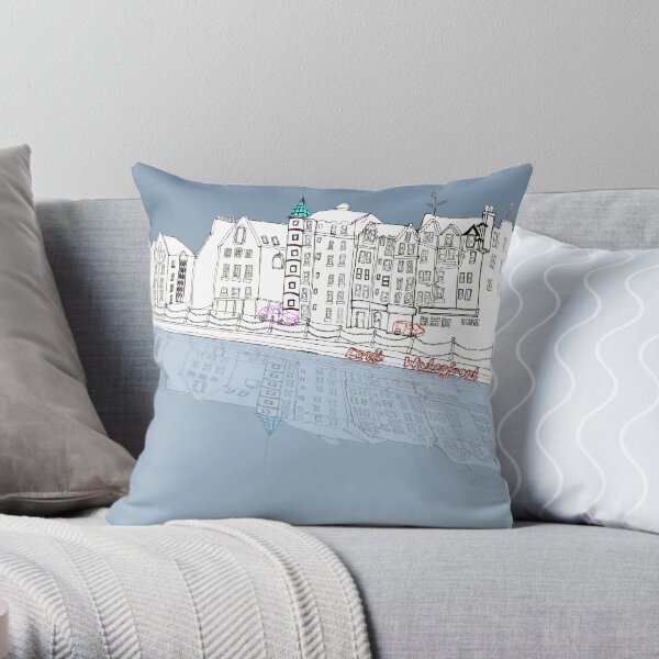 Leith Waterfront Throw Pillow