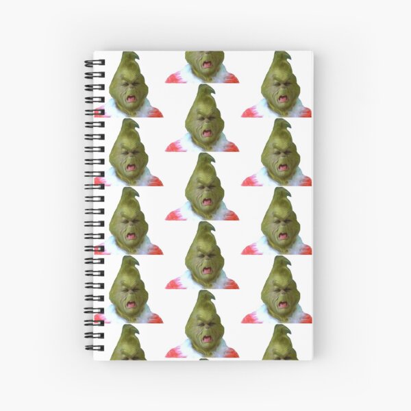 Grinch Crying Spiral Notebook