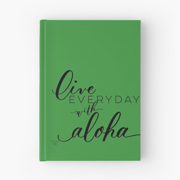 Item preview, Live EVERYDAY with aloha handlettered artwork designed and sold by Handwritten Aloha.