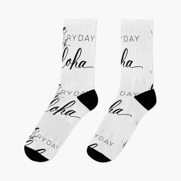 Item preview, Live EVERYDAY with aloha handlettered artwork designed and sold by Handwritten Aloha.