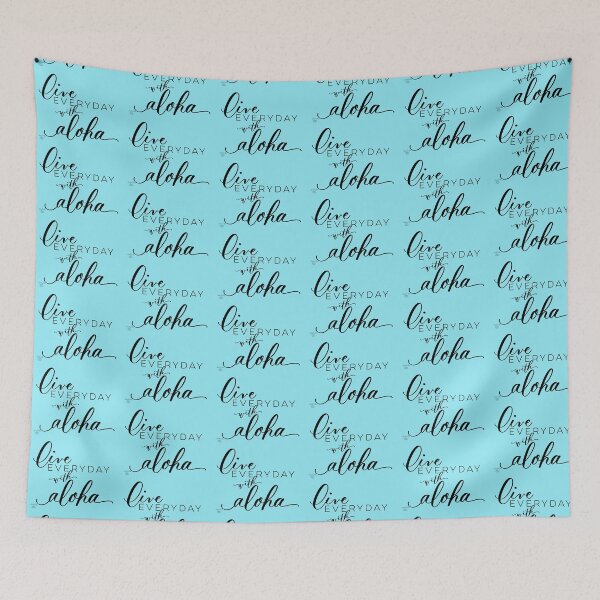 Item preview, Live EVERYDAY with aloha handlettered artwork designed and sold by Handwritten Aloha.