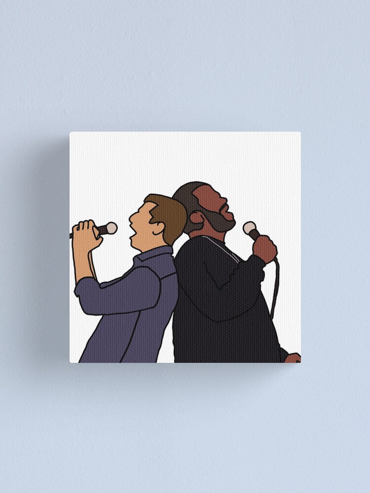 "Doug Judy And Jake Peralta Karaoke" Canvas Print by helounee Redbubble