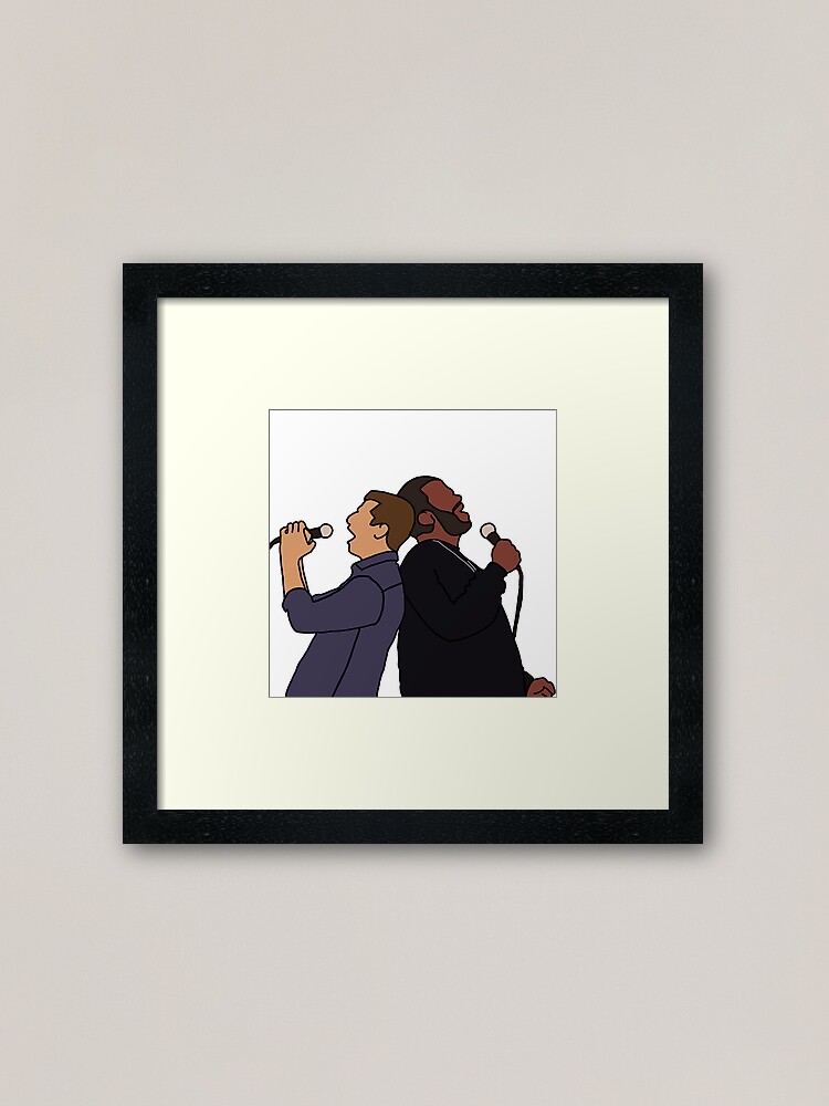 "Doug Judy And Jake Peralta Karaoke" Framed Art Print for Sale by