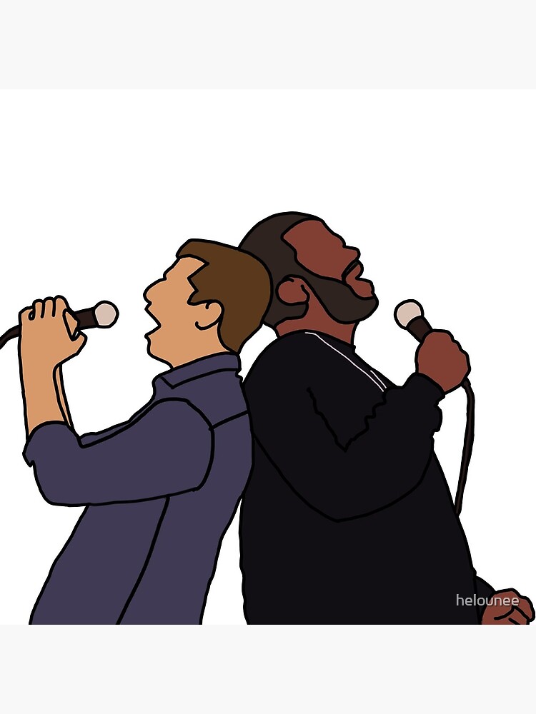 "Doug Judy And Jake Peralta Karaoke" Framed Art Print for Sale by