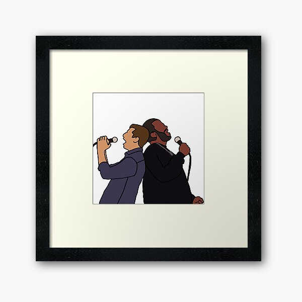 "Doug Judy And Jake Peralta Karaoke" Framed Art Print for Sale by