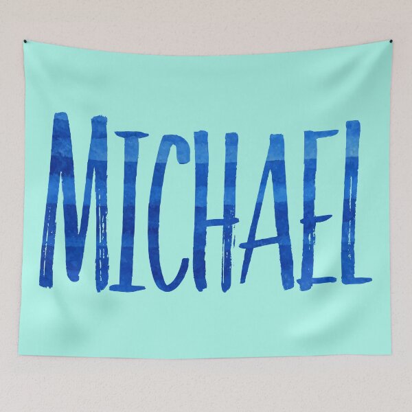 Item preview, Michael abstract painting boy's name designed and sold by ComicKitsch.