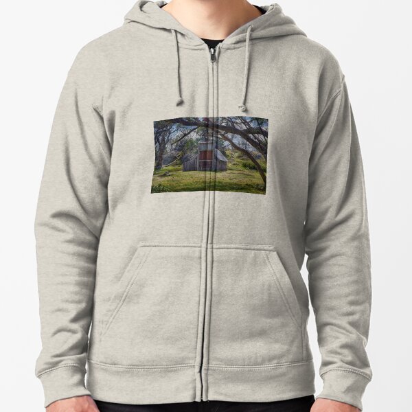 Wallaces Hut, Falls Creek Zipped Hoodie