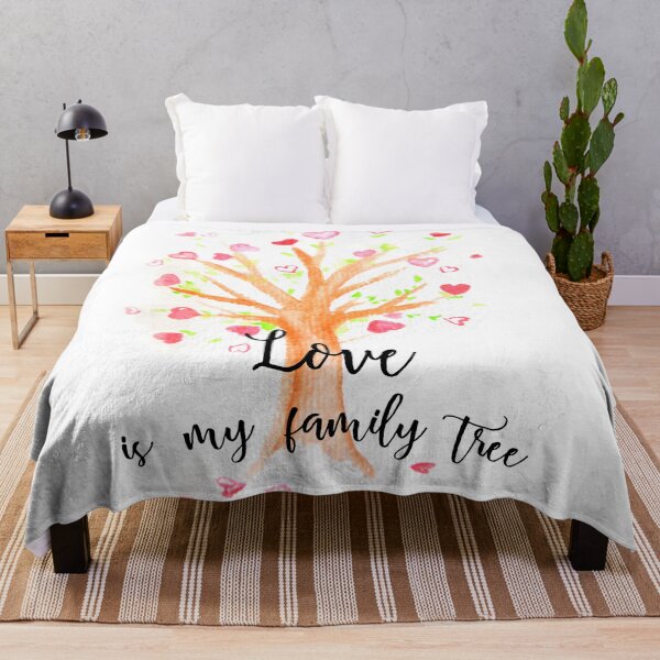 Item preview, Love is my family tree, watercolor designed and sold by Stephanie Skeem.