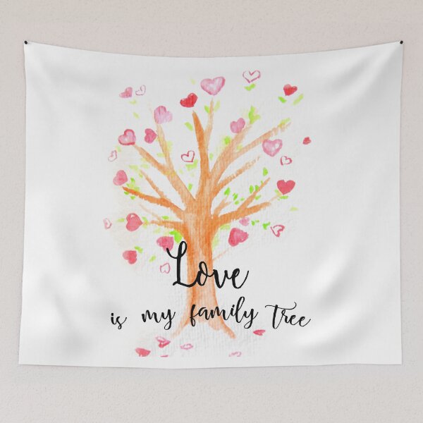 Item preview, Love is my family tree, watercolor  designed and sold by Stephanie  Skeem.