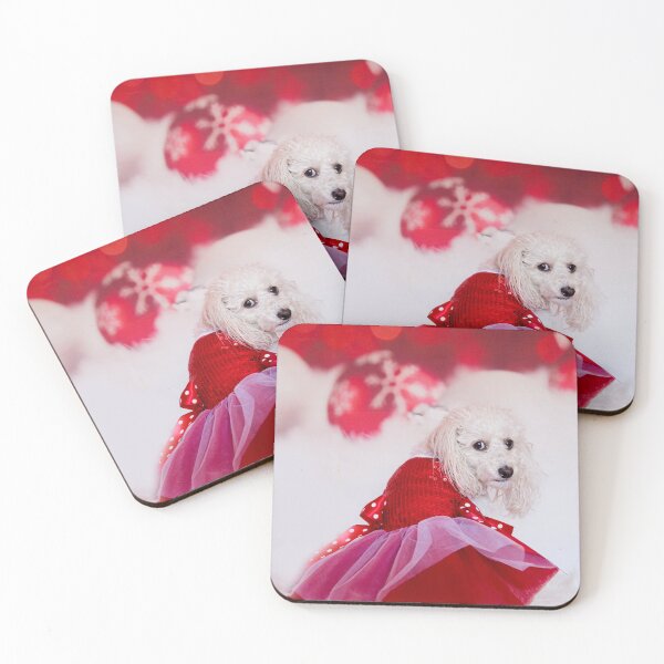 Item preview, Merry Poodle Christmas designed and sold by Bevlea Ross.