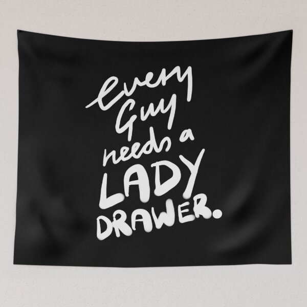 Item preview, Lady Drawer Meme designed and sold by sketchNkustom.