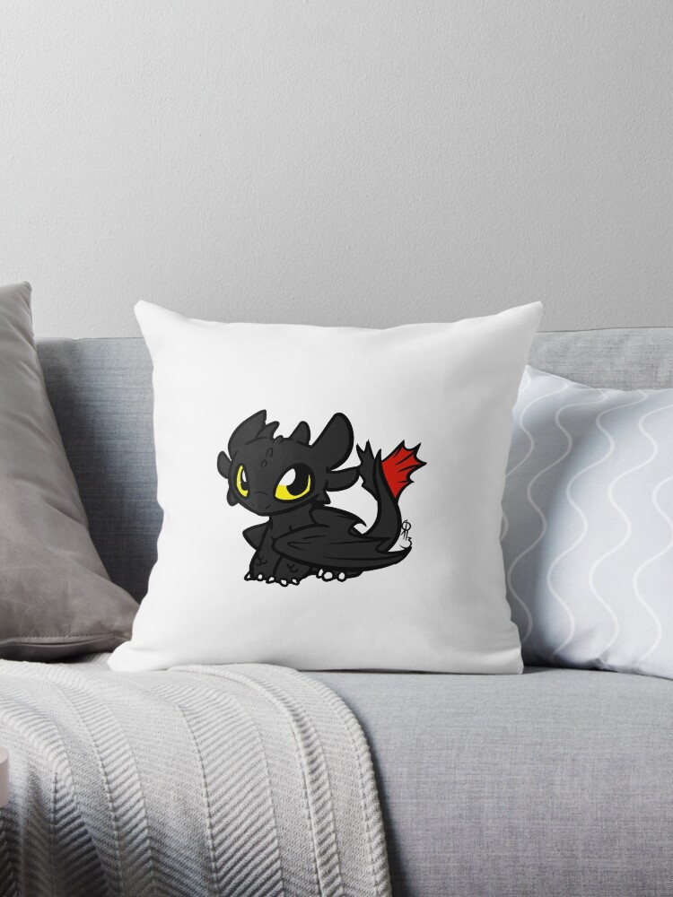 toothless dragon pillow