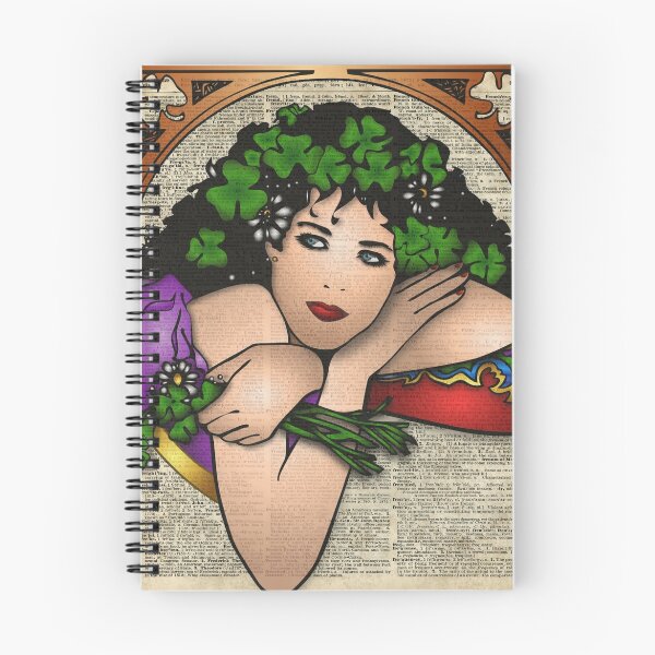 Item preview, Gypsy Girl on Dictionary Page designed and sold by DictionaryArt.