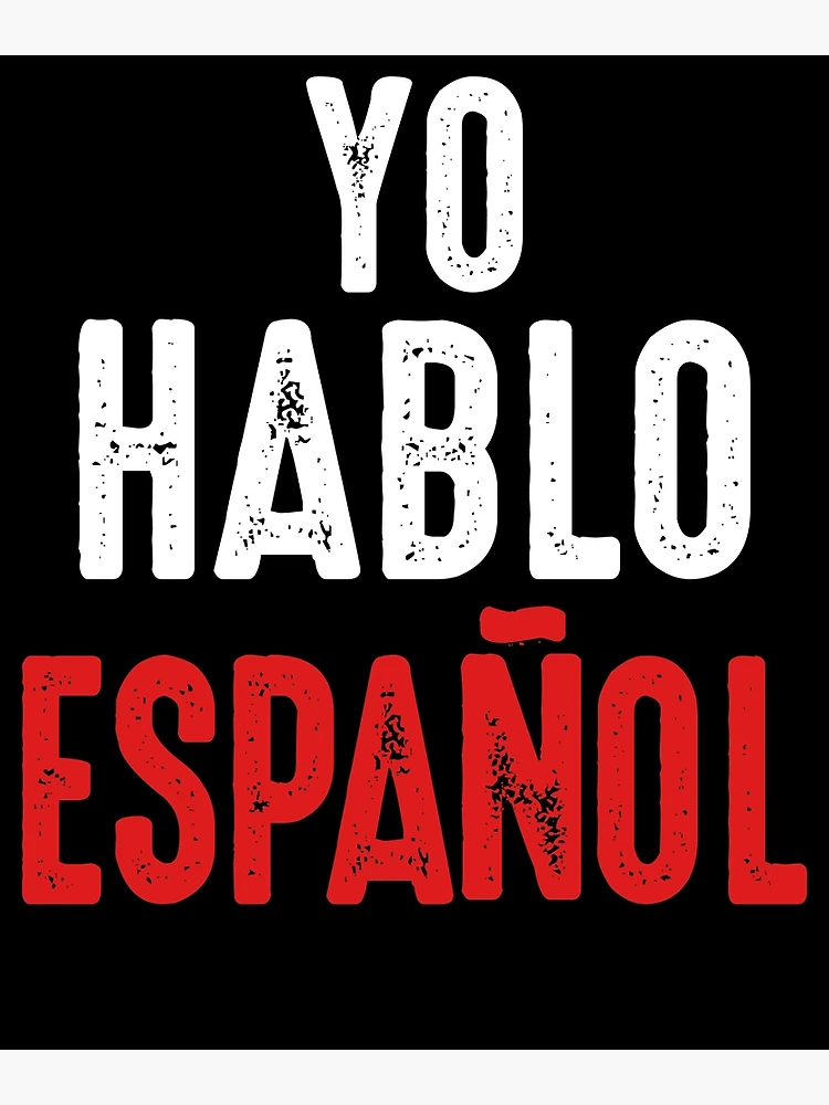 Question Hablas Espanol Do You Speak Spanish Stock Photo