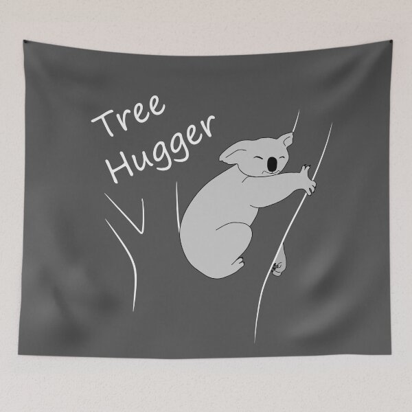 Item preview, Tree Hugger! Koala - Dark Background designed and sold by nutmegfairy.