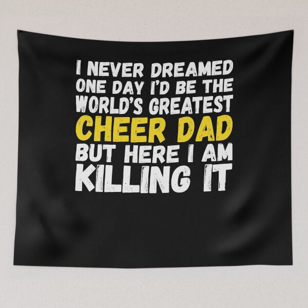 Item preview, Worlds Greatest Cheer Dad designed and sold by TopDawgDesigns.