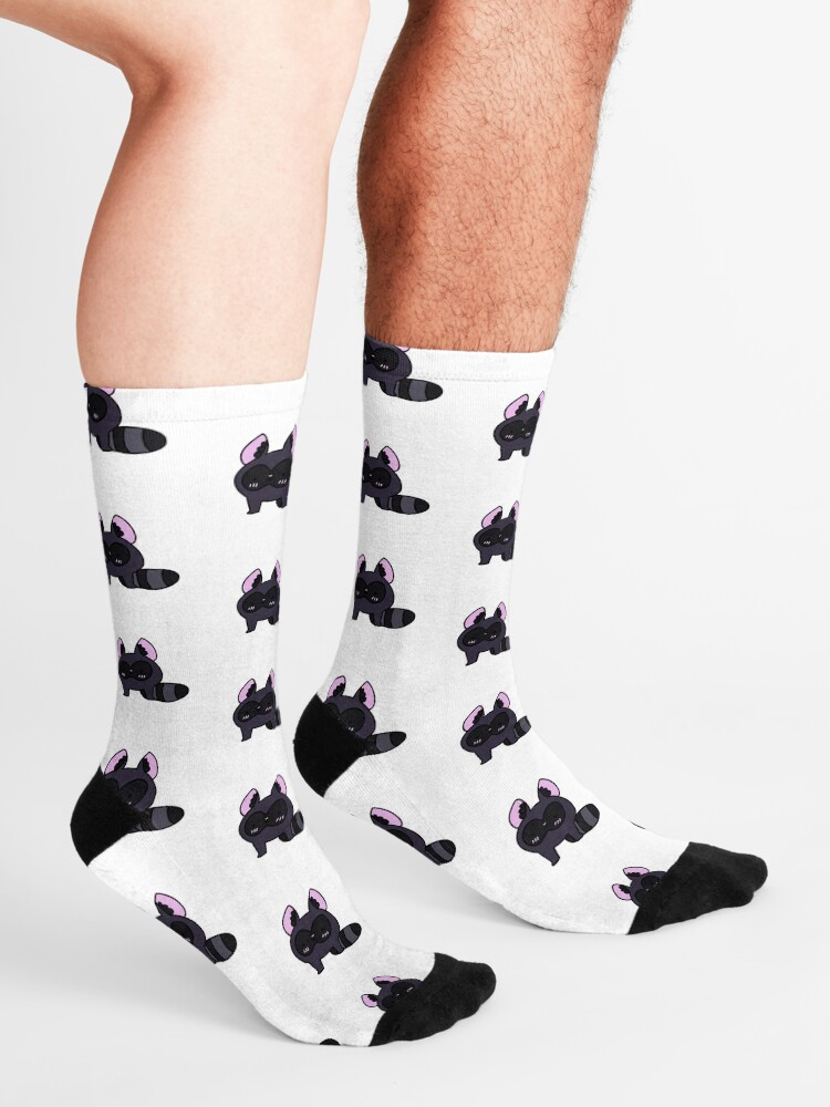 "Raccoon" Socks by KnightLight Redbubble