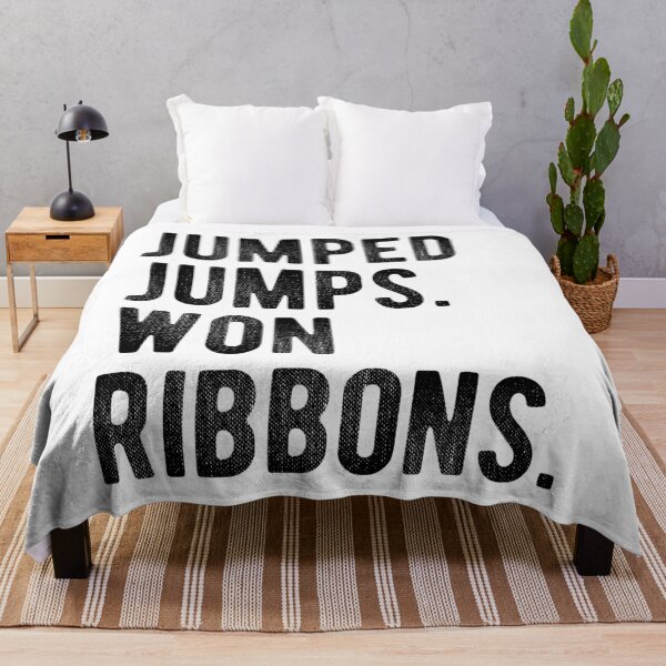 Item preview, Jumped Jumps Won Ribbons designed and sold by Ali Scarlett Adams.