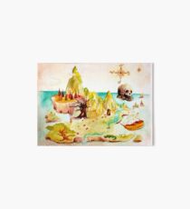 Peter Pan Map Art Board Print