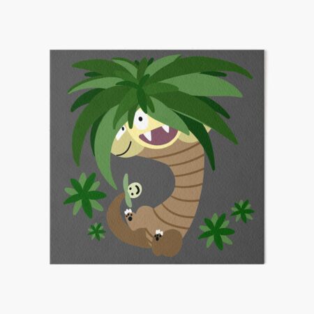 Alola Exeggutor Art Board Print