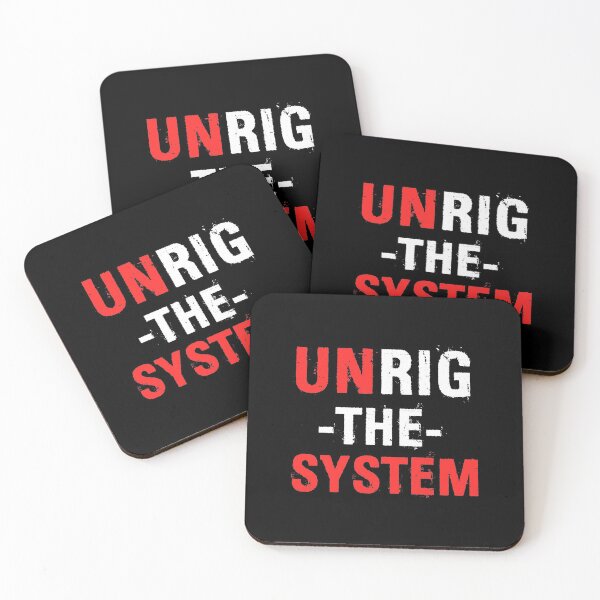Item preview, Unrig The System designed and sold by flippinsg.