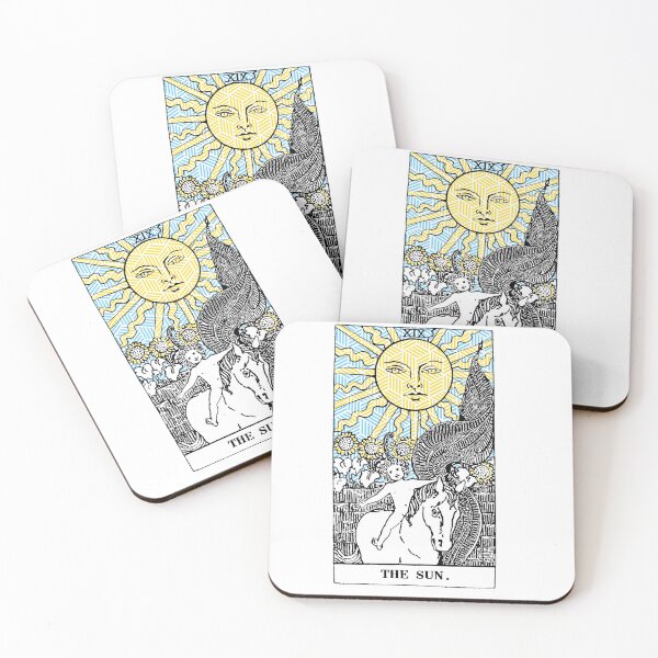 Item preview, Geometric Tarot Print - The Sun designed and sold by Annalee Beer.