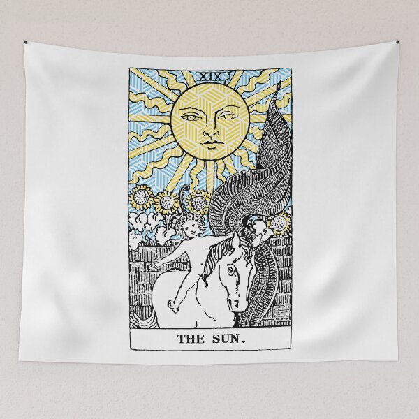 Item preview, Geometric Tarot Print - The Sun designed and sold by Annalee Beer.